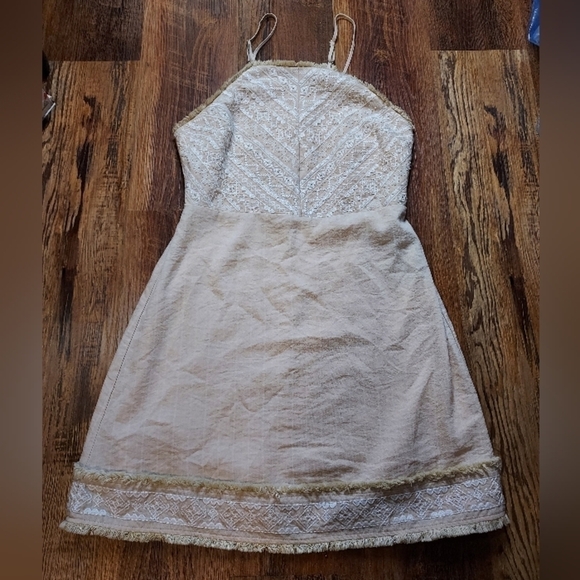 Miss Me Sweet Innocence Dress Cream Dress Large - Picture 11 of 15
